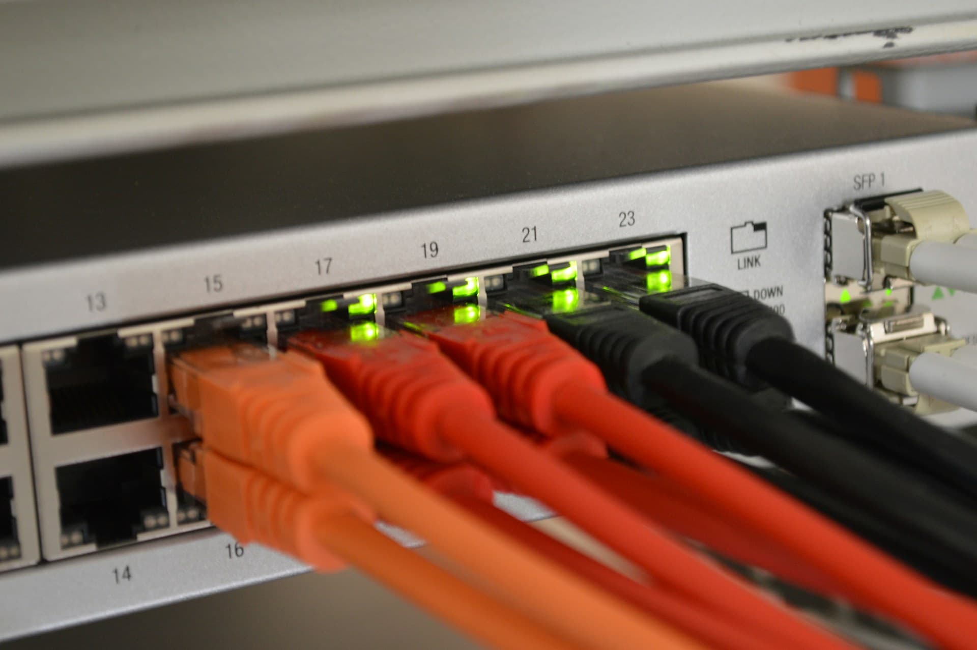 Network cabling patch panel installation for a Geelong office
